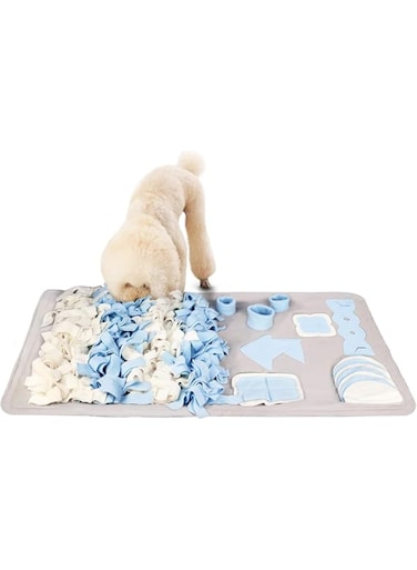 Mumoo Bear Snuffle Mat for Small Large Dogs Nosework Feeding Mat (23.6" x 39.4") Easy to Fill and Machine Washable Training Mats Pet Activity/Toy/Play Mat, Great for Stress Release