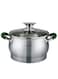 Stainless Steel Casserole with Lid - 26cm Durable Cookware for Efficient Cooking