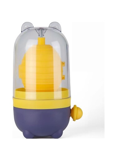 TERRIFI Portable Scrambler, Golden Egg Maker Hand-Pull, Egg Scrambler Shaker, Kitchen Cooking Tools Whisk Spinner Gadgets, Suitable for Making Hard Boiled Eggs