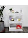 3 Tier Slim Rack Shelf Kitchen Shelf with Wheels