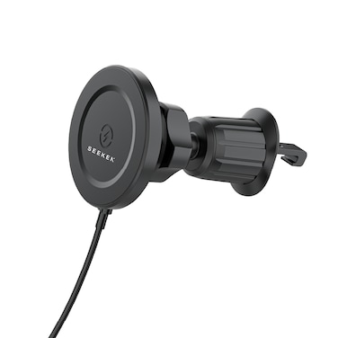 SEEKEN Magpower Airvent Wireless Car Holder   360&deg; Rotation   Powerful Magnetic Grip   Ultra Strong Suction   Premium Design   High-Quality.