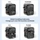 SEEKEN 20W GAN Travel Adapter - Black   Multi-Device Charging   Portable Charger   Wall Charger   Premium Design   High Quality.