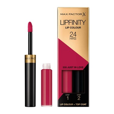 Max Factor Lipfinity Long-Lasting Two Step Lipstick - 335 Just In Love, 4.2g