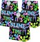 SamPartyShop Slime Goodie Bags-24 Pcs Slime Party Favors Candy Bags with Stickers, Slime Goody Gift Treat Bags Slime Themed Birthday Party Supplies