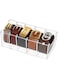 NOSKIN Belt Organizer for Closet，Belt Holder for Closet，Tie and Belt Organizer for Closet,Belt Organizer with 5 Compartments Display Case