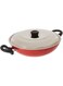 Nirlep Sakhi Non-Stick Aluminium Pot With Lid, 3.5 Liter -Red, Skr28Wl