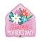 21" Mother&rsquo;s Day Envelope &ndash; Large Gift Card Holder with Floral Design for Cards &amp; Cash