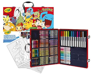 Crayola -34.99 Pokemon Artist Briefcase, Creative Set With 115 Pieces, To 5 Years, Multicoloured (04-2931)