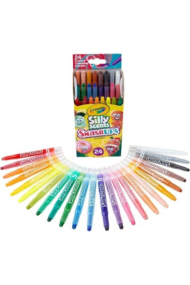 Crayola Silly Scents Smash Ups Mini Twistables Scented Crayons 24ct CY52-3470