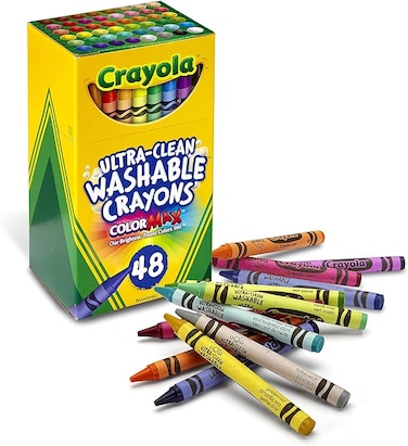 Crayola 48 Count Ultra-Clean Washable Crayons - Regular Size