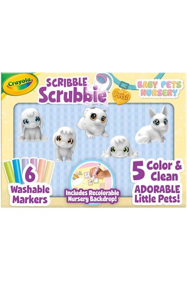 Crayola Scribble Scrubbie Baby Pets Nursery