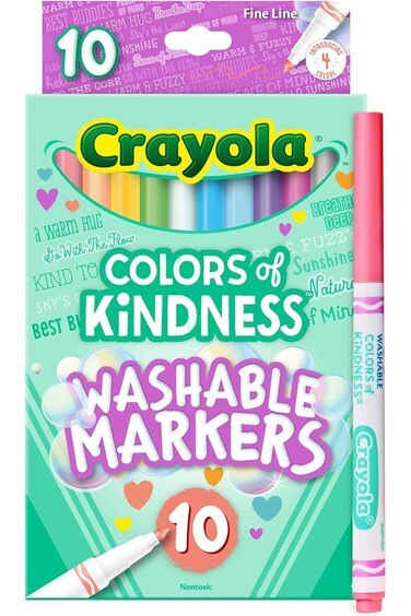 Crayola Colors Of Kindness Washable Marker 10ct CY58-7807