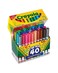 Crayola Ultra Clean Washable Assorted Broad Line Pack of 40