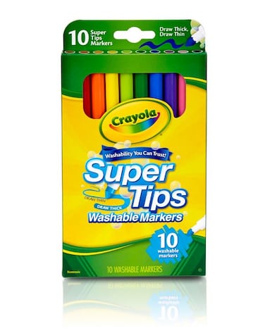 Crayola Washable Super Tips Markers Pack of 10