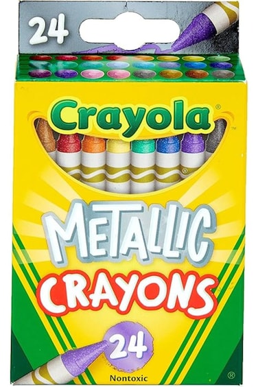 Crayola Crayons-Metallic 24/Pkg 52-8815