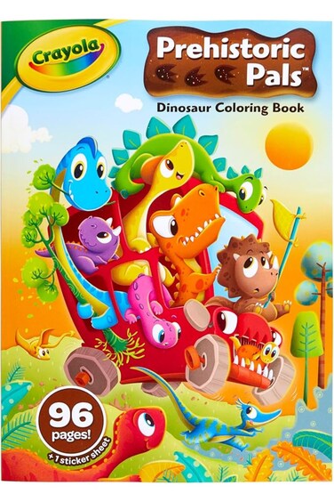 Crayola Coloring Book Prehistoric Pals Dinosaur 96pg CY04-0718