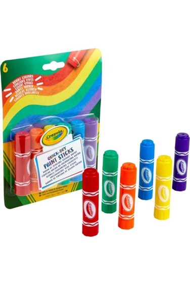 Crayola Project Quick Dry Paint Sticks 6ct CY54-1070