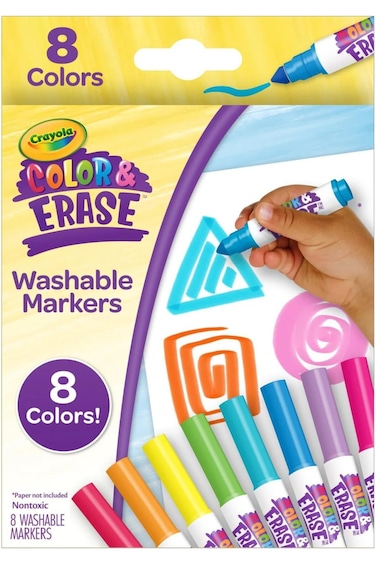Crayola Color &amp; Erase 8 Count Markers