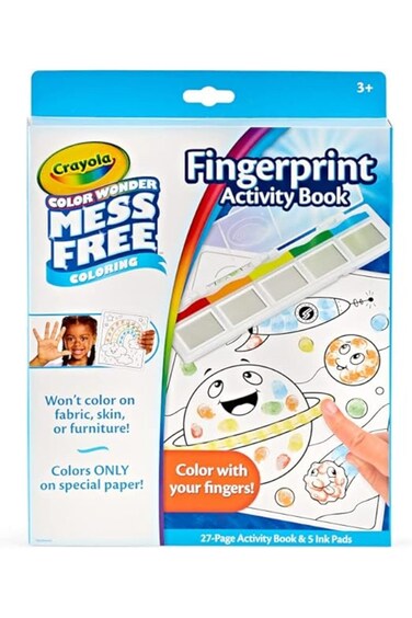 Crayola Color Wonder Fingerprint Activity Book CY75-2842