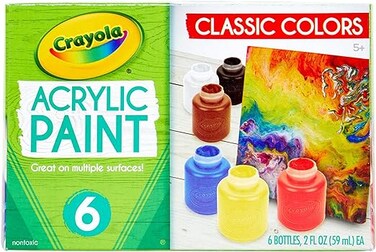 6 Ct. Acrylic 2-oz. Paint Set