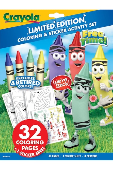 Crayola Coloring &amp; Activity Set Free Time
