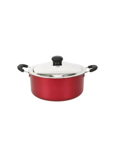 Non-Stick Casserole Cooking Pot with Stainless Steel Lid 20cm