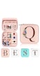 Yesteel Travel Jewelry Case, Travel Portable Jewelry Box for Ring Earring Necklace Bracelet Organizer Storage Holder Boxes With Mirror, Gifts for Women Teen Girls Initial Q