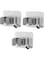 ALISSA Wall Mounted Mop Organizer Holder Brush Broom Hanger Home Storage Rack Bathroom Hanging Pipe Hooks Household Tools (3 pack) (With Hook)