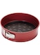 Prestige New Disney Bake with Mickey Mouse 23cm Springform Cake Tins for Baking - Non Stick Round 9 Inch Cake Tin, Carbon Steel Bakeware, Red &amp; Black