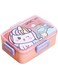 Cute Cartoon Pattern Plastic Lunch Box for Kids, BPA-Free Bento Tiffin Box with 2 Compartments, Leakproof Lunch Container with Soup Box &amp; Spoon, Ideal for School &amp; Travel ( Unicorn )