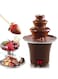 MODEHUAYING MODEHUAYINGChocolate Fountain Machine Electirc Chocolate Fondue Set 3 Tier Stainless Steel Fondue Heat &amp; Motor Controls for Party Wedding,Brown