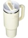 Stanley 40oz Quencher H20 Flowstate Stainless Steel Vacuum Insulated Tumbler with Lid and Straw for Water, Iced Tea or Coffee, Smoothie and More, Cream