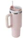 Stanley 40oz Quencher H20 Flowstate Stainless Steel Vacuum Insulated Tumbler with Lid and Straw for Water, Iced Tea or Coffee, Smoothie and More, Cream