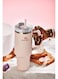 Stanley 40oz Quencher H20 Flowstate Stainless Steel Vacuum Insulated Tumbler with Lid and Straw for Water, Iced Tea or Coffee, Smoothie and More, Cream