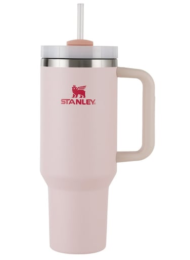 Stanley 40oz Quencher H20 Flowstate Stainless Steel Vacuum Insulated Tumbler with Lid and Straw for Water, Iced Tea or Coffee, Smoothie and More, Cream