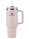 Stanley 40oz Quencher H20 Flowstate Stainless Steel Vacuum Insulated Tumbler with Lid and Straw for Water, Iced Tea or Coffee, Smoothie and More, Cream