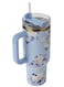 Stanley 40oz Quencher H20 Flowstate Stainless Steel Vacuum Insulated Tumbler with Lid and Straw for Water, Iced Tea or Coffee, Smoothie and More, Cream