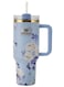 Stanley 40oz Quencher H20 Flowstate Stainless Steel Vacuum Insulated Tumbler with Lid and Straw for Water, Iced Tea or Coffee, Smoothie and More, Cream
