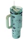 Stanley 40oz Quencher H20 Flowstate Stainless Steel Vacuum Insulated Tumbler with Lid and Straw for Water, Iced Tea or Coffee, Smoothie and More, Cream