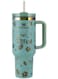 Stanley 40oz Quencher H20 Flowstate Stainless Steel Vacuum Insulated Tumbler with Lid and Straw for Water, Iced Tea or Coffee, Smoothie and More, Cream