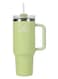 Stanley 40oz Quencher H20 Flowstate Stainless Steel Vacuum Insulated Tumbler with Lid and Straw for Water, Iced Tea or Coffee, Smoothie and More, Cream