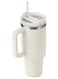 Stanley 40oz Quencher H20 Flowstate Stainless Steel Vacuum Insulated Tumbler with Lid and Straw for Water, Iced Tea or Coffee, Smoothie and More, Cream