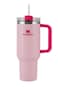 Stanley 40oz Quencher H20 Flowstate Stainless Steel Vacuum Insulated Tumbler with Lid and Straw for Water, Iced Tea or Coffee, Smoothie and More, Cream