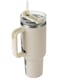 Stanley 40oz Quencher H20 Flowstate Stainless Steel Vacuum Insulated Tumbler with Lid and Straw for Water, Iced Tea or Coffee, Smoothie and More, Cream