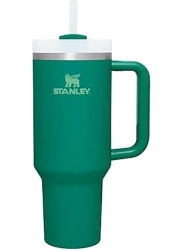 Stanley 40oz Quencher H20 Flowstate Stainless Steel Vacuum Insulated Tumbler with Lid and Straw for Water, Iced Tea or Coffee, Smoothie and More, Cream