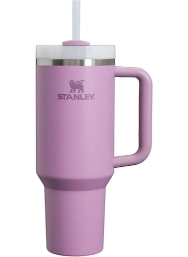 Stanley 40oz Quencher H20 Flowstate Stainless Steel Vacuum Insulated Tumbler with Lid and Straw for Water, Iced Tea or Coffee, Smoothie and More, Cream