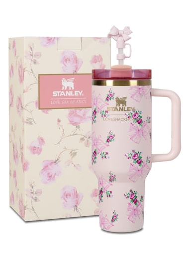 Stanley 40oz Quencher H20 Flowstate Stainless Steel Vacuum Insulated Tumbler with Lid and Straw for Water, Iced Tea or Coffee, Smoothie and More, Cream