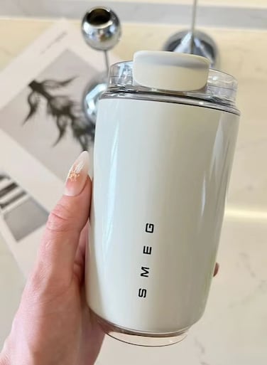 كوب قهوة للسفر، كوب مشروبات معزول بسعة 240 مل مع غطاء مانع للتسرب، كوب قهوة طويل الأمد مع غطاء، ترمس قهوة للسفر