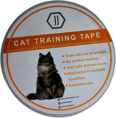 Anti-Scratch Cat Training Tape Non-Toxic, Furniture Protector Protection Tapes Clear Double Sided Kitten Deterrent