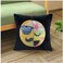 Reversible Sequin Pillow Case Emoji Decorative Changeable Face Cushion Cover (Gentleman and Lady)